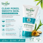 Simple Clear Pore Facial Scrub 150ml
