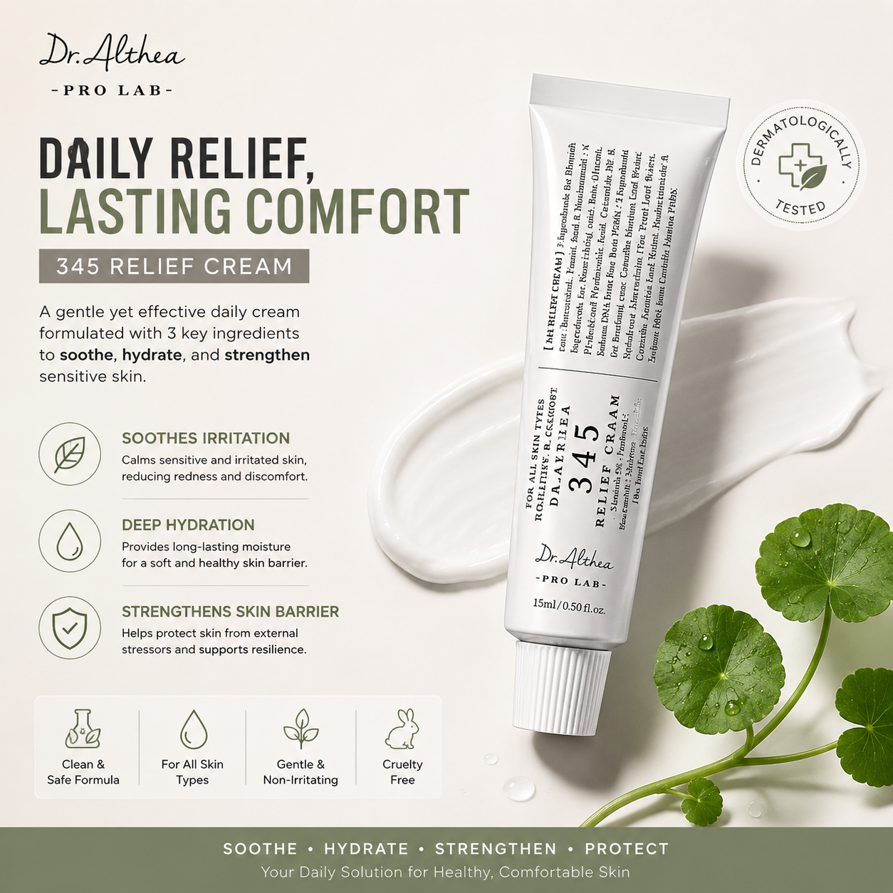 db20de57-ab62-4187-8bec-be5763dffdc7 Dr.Althea 345 Relief Cream 15ml - Image 1
