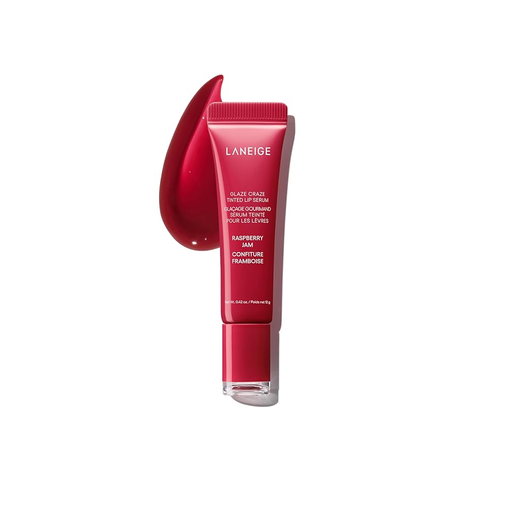 1772449991001 LANEIGE Glaze Craze Tinted Lip Serum -12g (Raspberry Jam) - Image 1